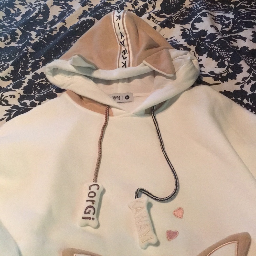 Street-style Corgi Hoodie